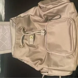 Michael Kors Abbey Cargo Nylon Backpack beige Michael Kors “Abbey” Cargo Backpack main image 3